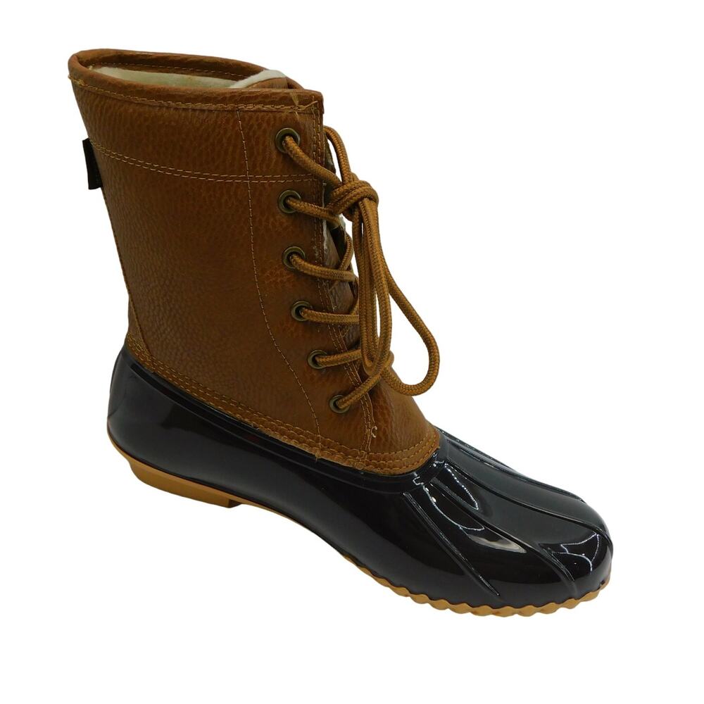 JBU Chocolate Brown Maplewood Duck Boots Water-proof Women's Size 8.5
